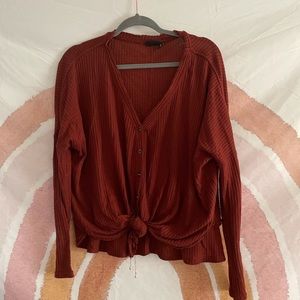 Dark Red Sweater